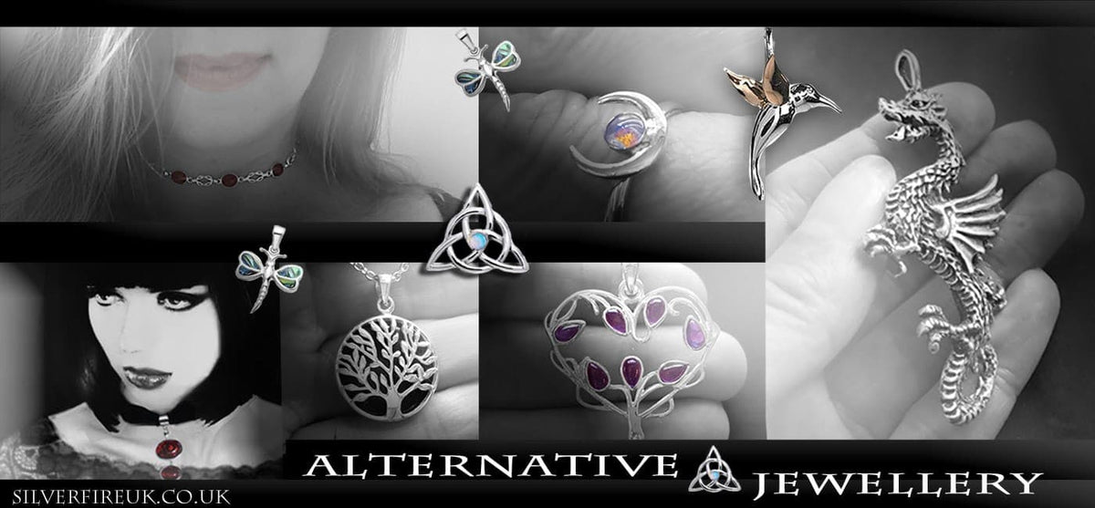 alternative jewellery uk, unusual silver jewelry