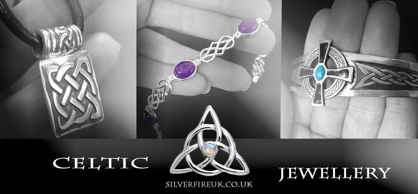 Silver celtic jewellery and gold designs made in UK