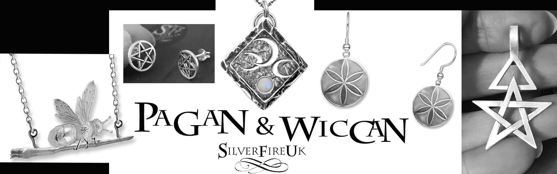 Pagan Jewellery Wiccan Witch and Pentagram Jewellery - Silverfire UK Pagan 