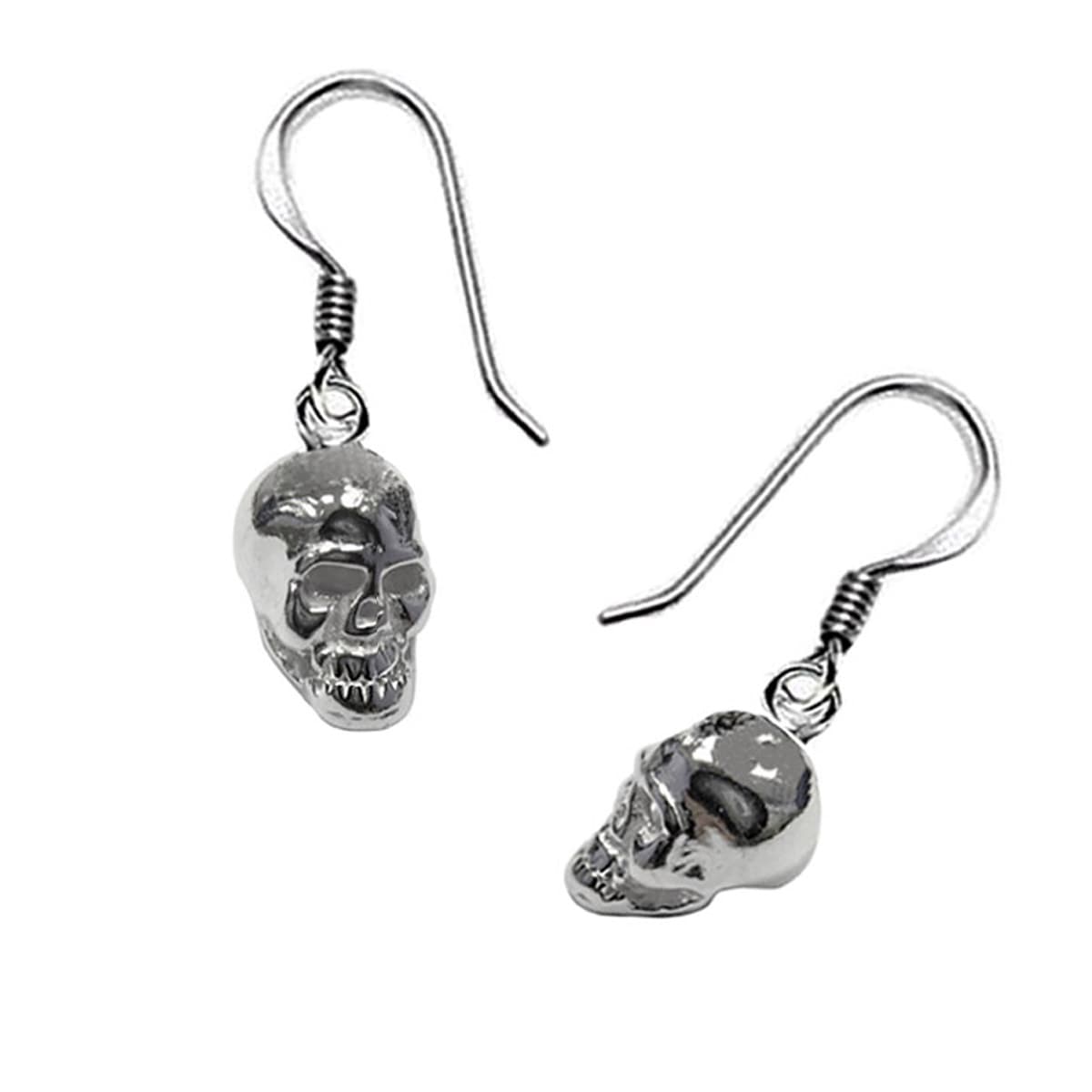 skull dangle earrings - skull earring jewellery