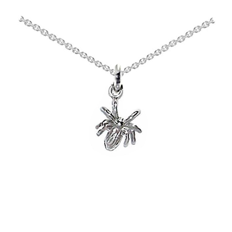 Silver spider pendant sales