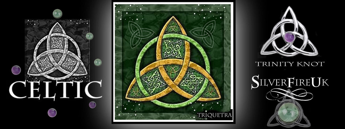 celtic trinity knot jewellery meaning, The Triquetra symbol by silverfireUK