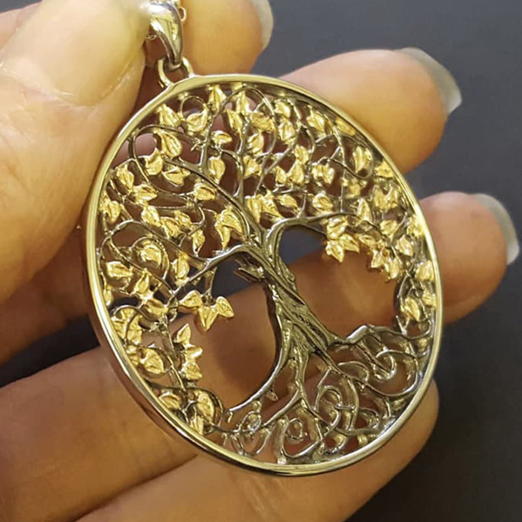 Tree of life jewellery in 925 silver or gold, including tree of life necklaces, earrings and tree of life bracelets 