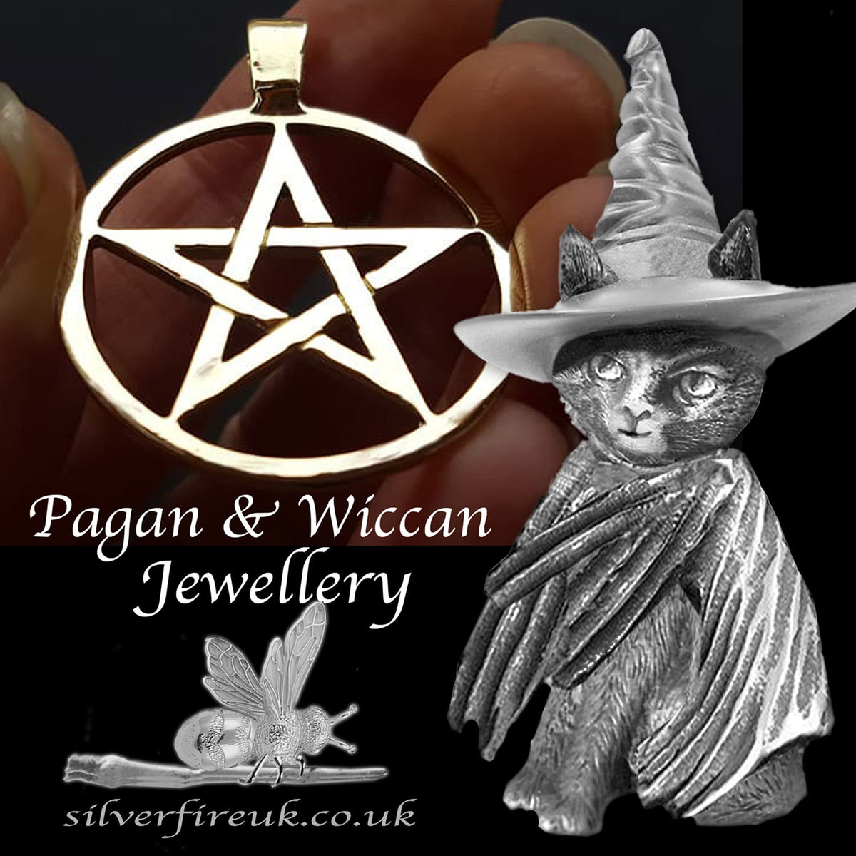 Pentagram Jewellery, Pagan, Wiccan Witch