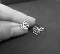 celtic knot earrings 8mm celtic studs