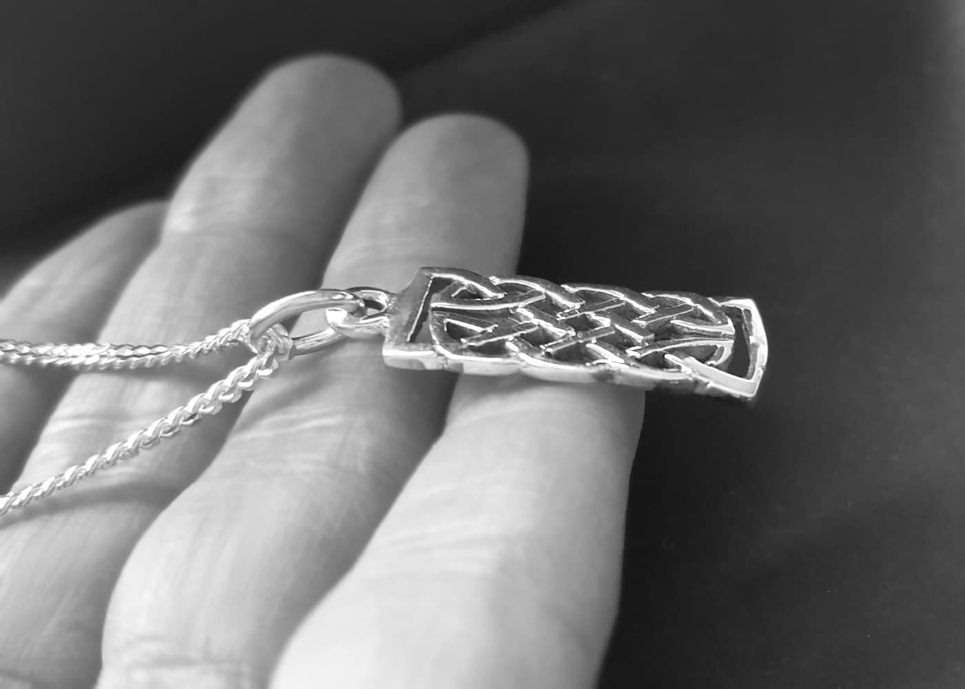Mens Irish Jewelry | Heavy Sterling Silver Celtic Trinity Knot Bracelet at  IrishShop.com | IJSV50038