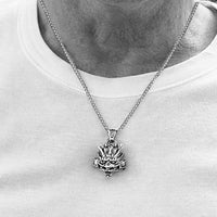 dragon head necklace for men 