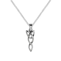 elven celtic necklace sterling silver