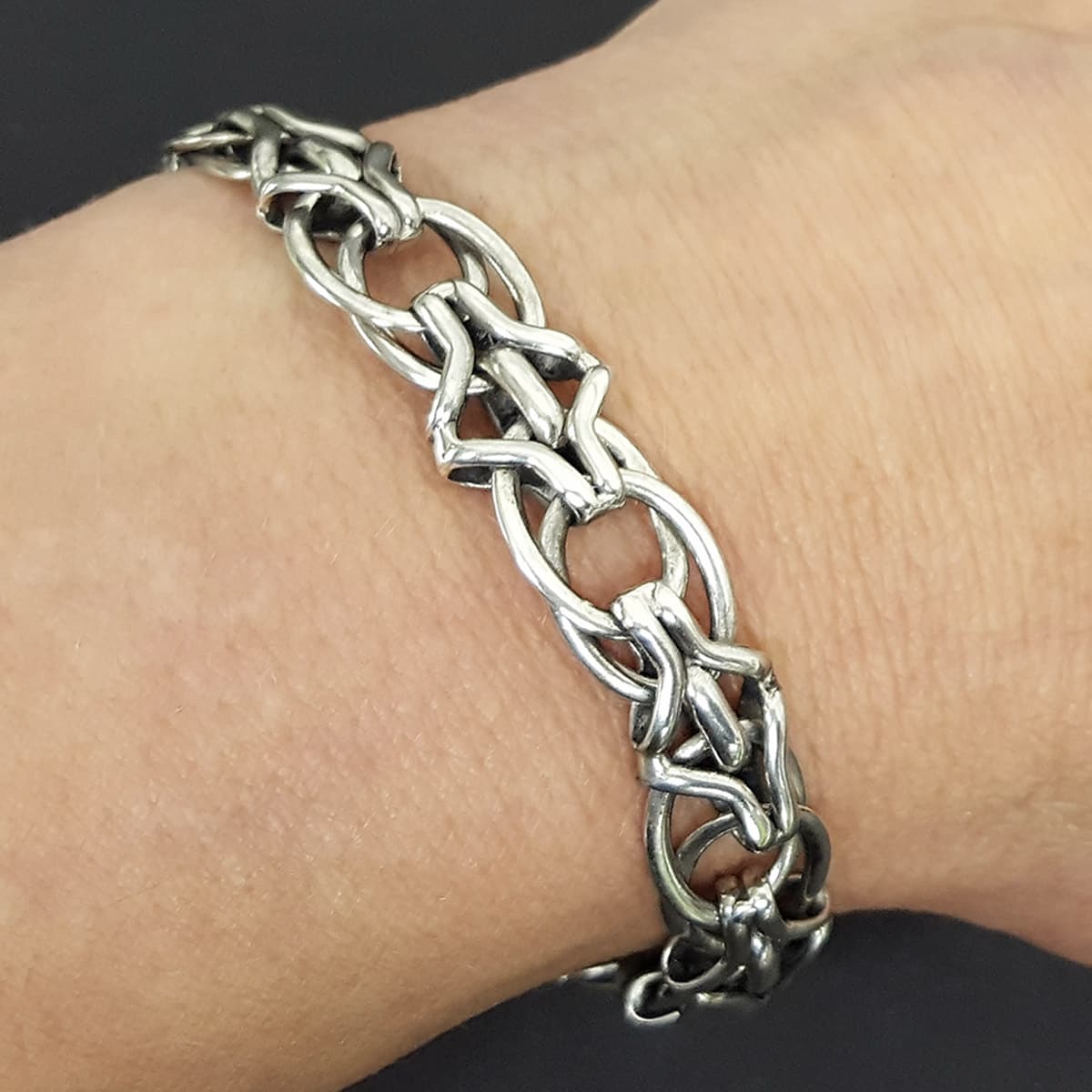 eternal knot celtic bracelet - mens