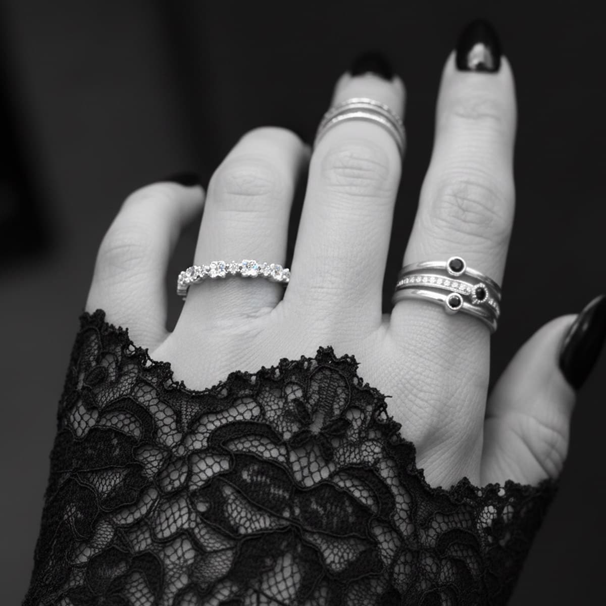 flower ring alternative jewellery