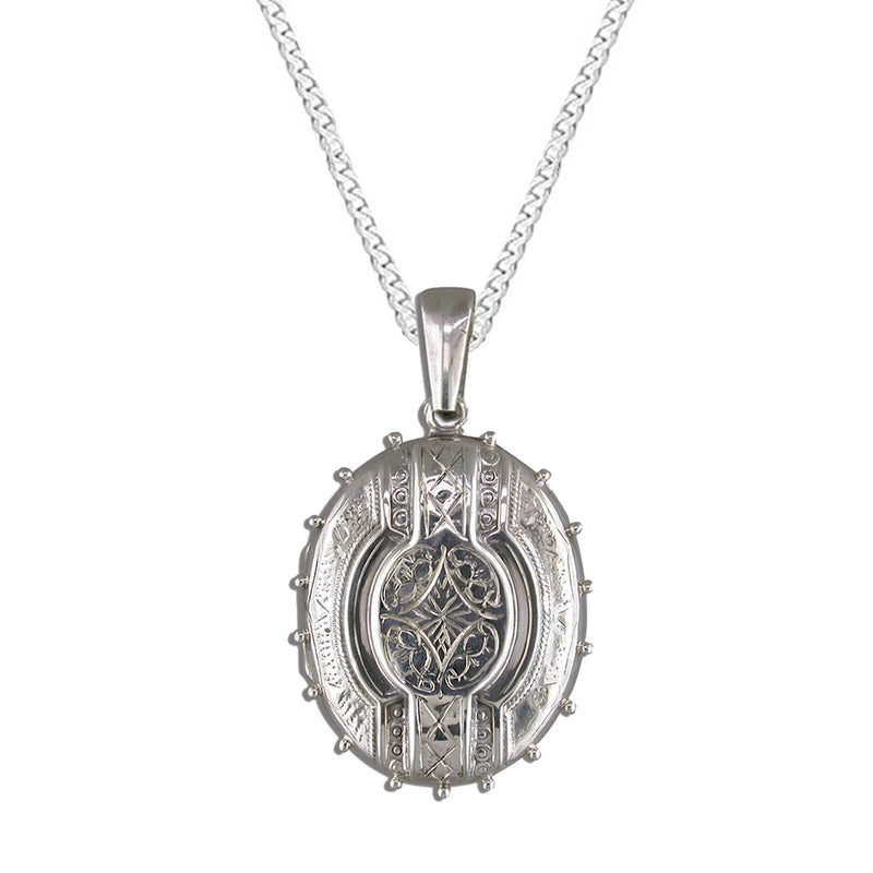 Victorian locket gothic necklace 