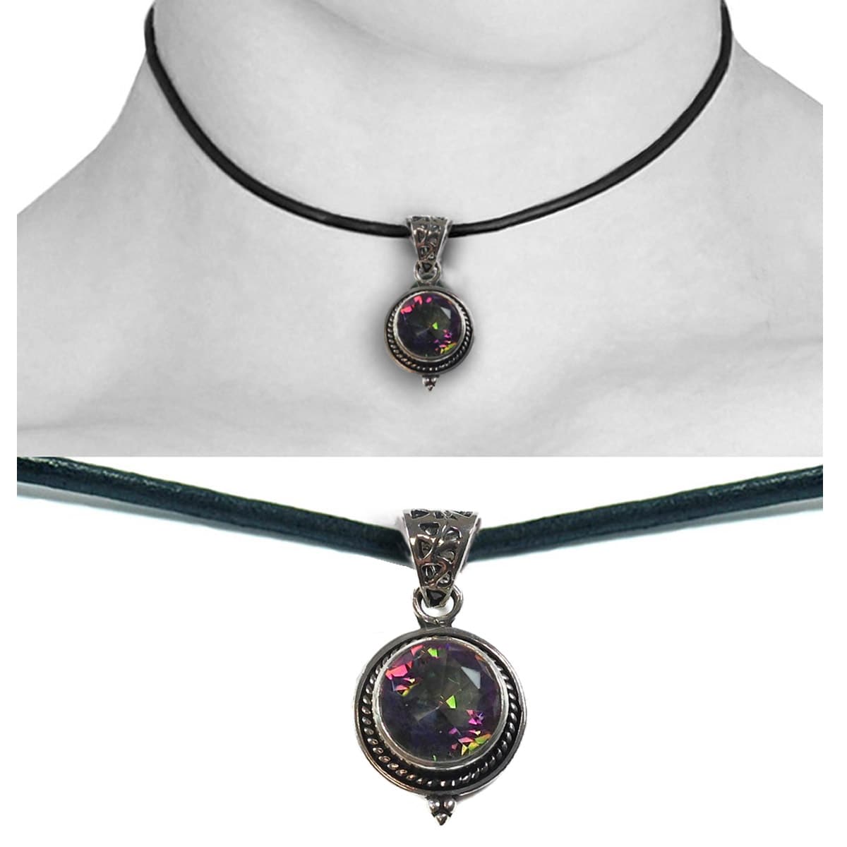 Quirky goth necklace, black velvet choker necklace with charm - Ruby Lane