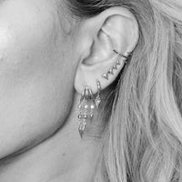 gothic claw earrings