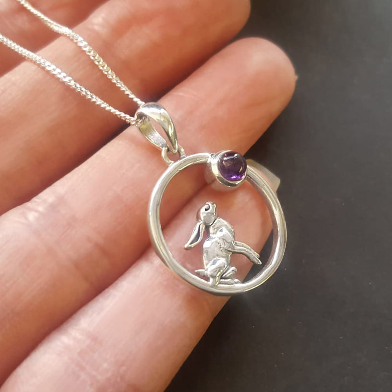 hare necklace, hare jewellery uk
