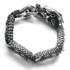 mens heavy dragon bracelet