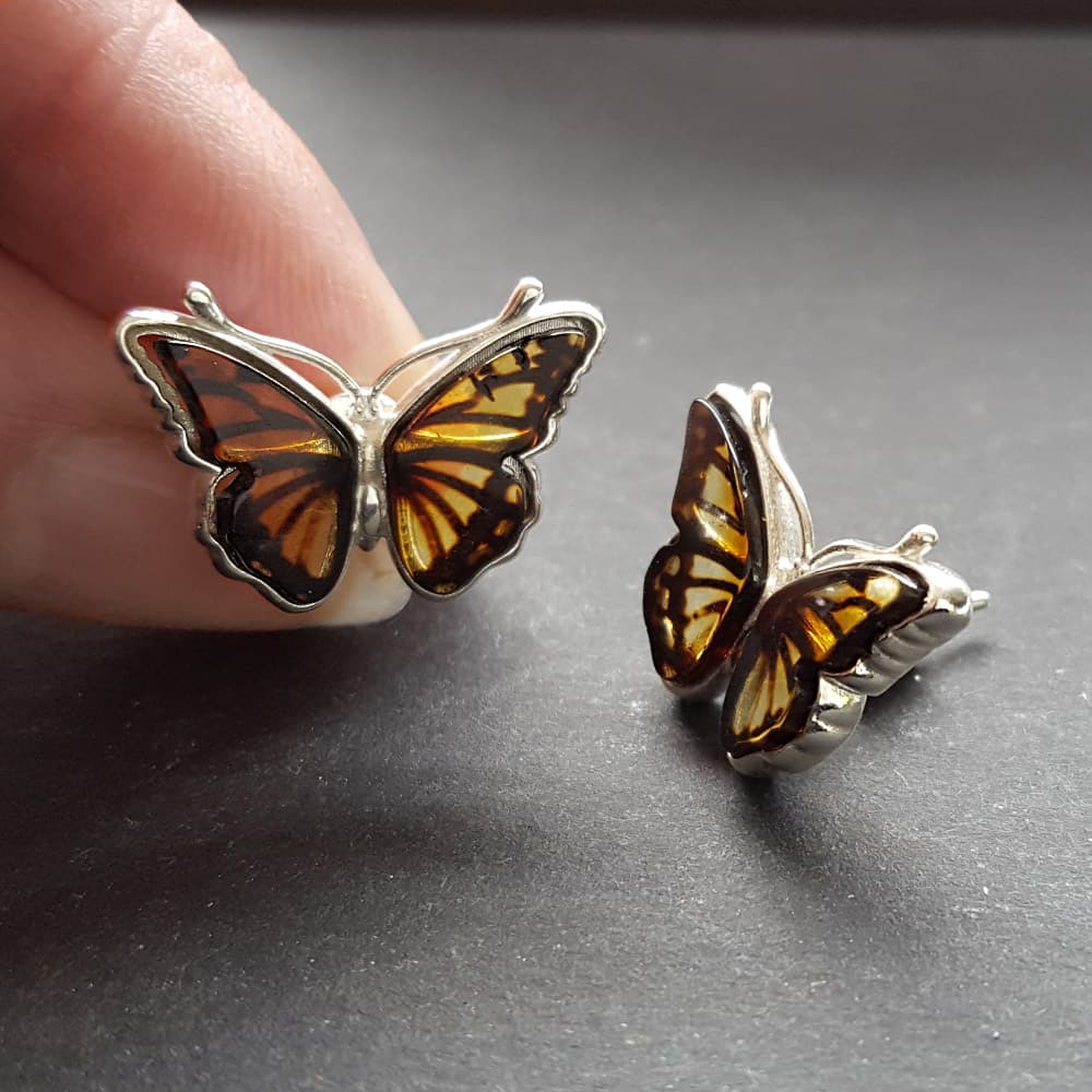 Turquoise Butterfly Earrings | Henryka UK | Silver Women's Earrings