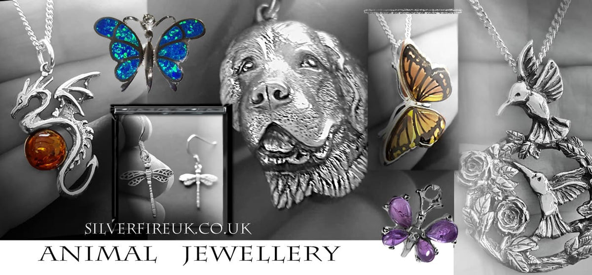 Animal jewellery UK, beautiful animal designs including alternative and unusual animal jewellery