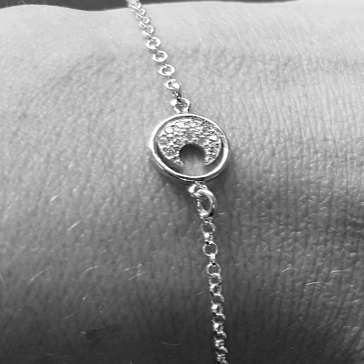ladies moon bracelet - moon jewellery