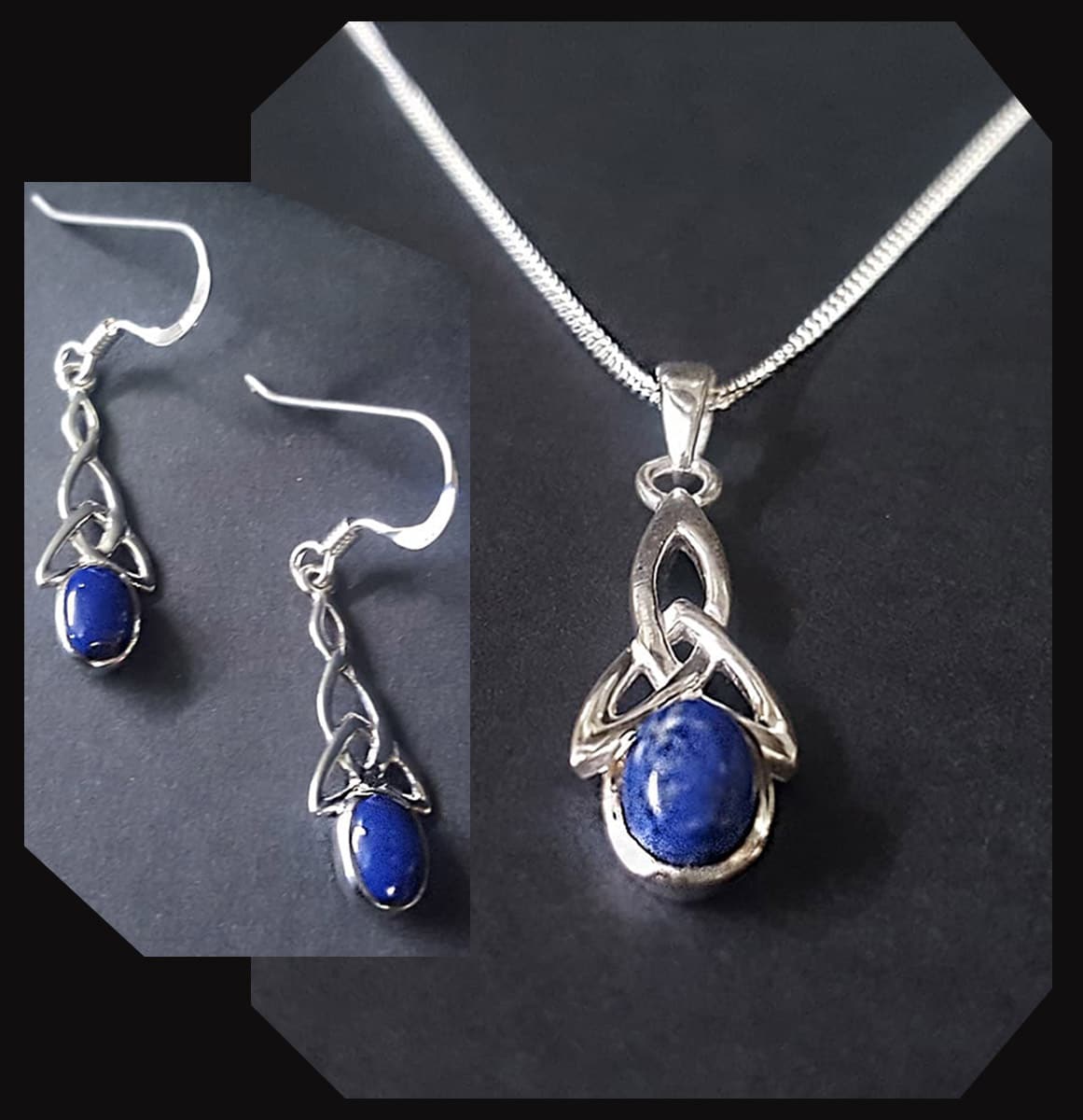 lapis lazuli celtic jewellery
