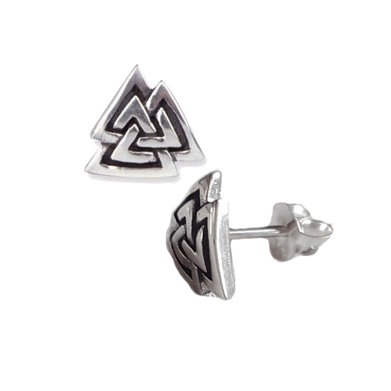 mens viking earrings valknut