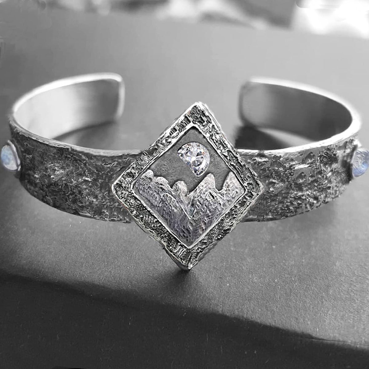 mountain bracelet cuff bangle - mountain jewellery