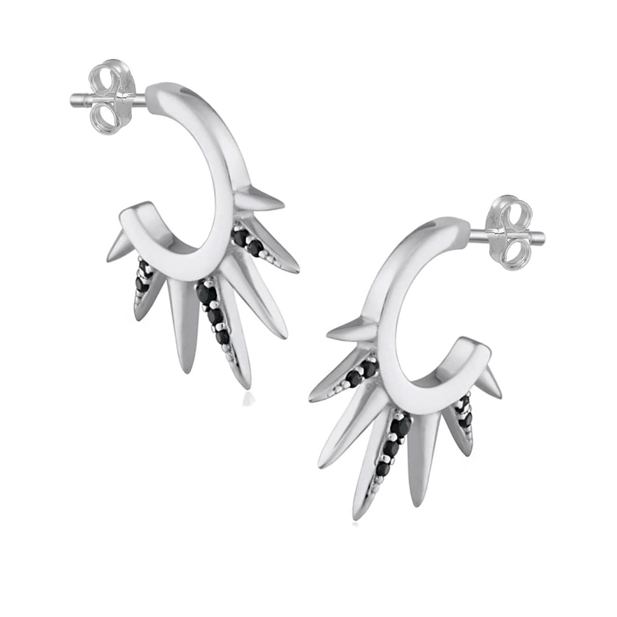 nano spike hoops