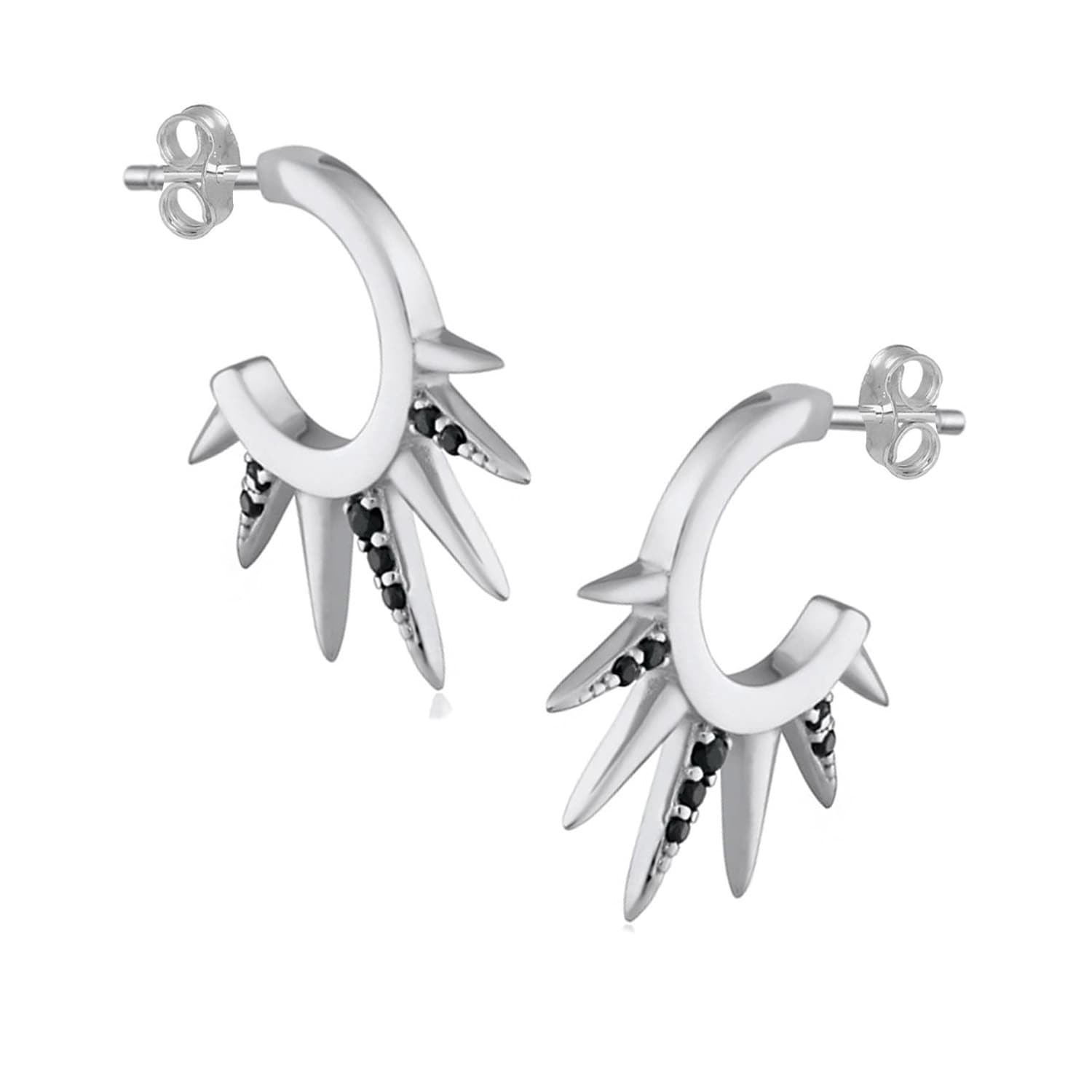 nano spike hoops