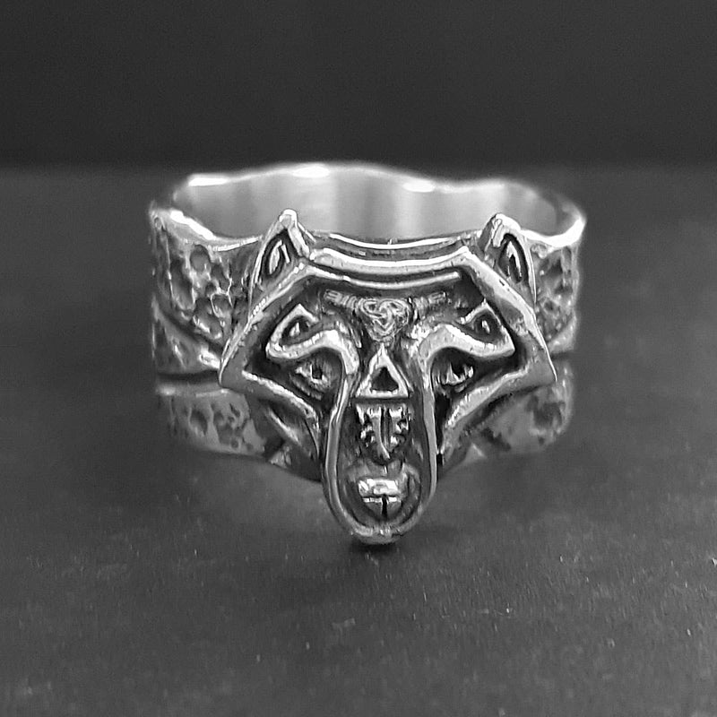 odin wolf ring viking