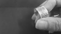 handmade solid silver celtic ring for men, silverfire UK celtic jewellery 
