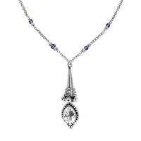 quartz gothic Victorian necklace 