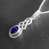 sapphire necklace celtic