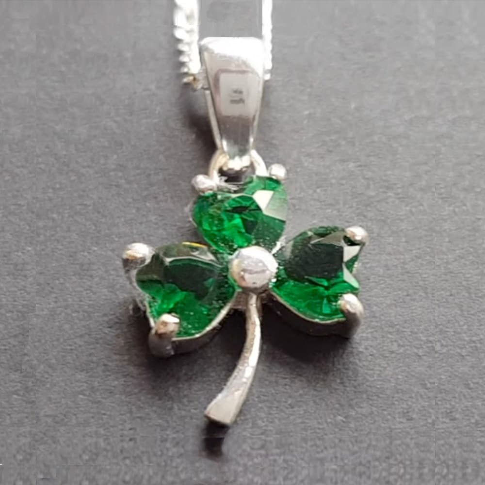 shamrock necklace irish