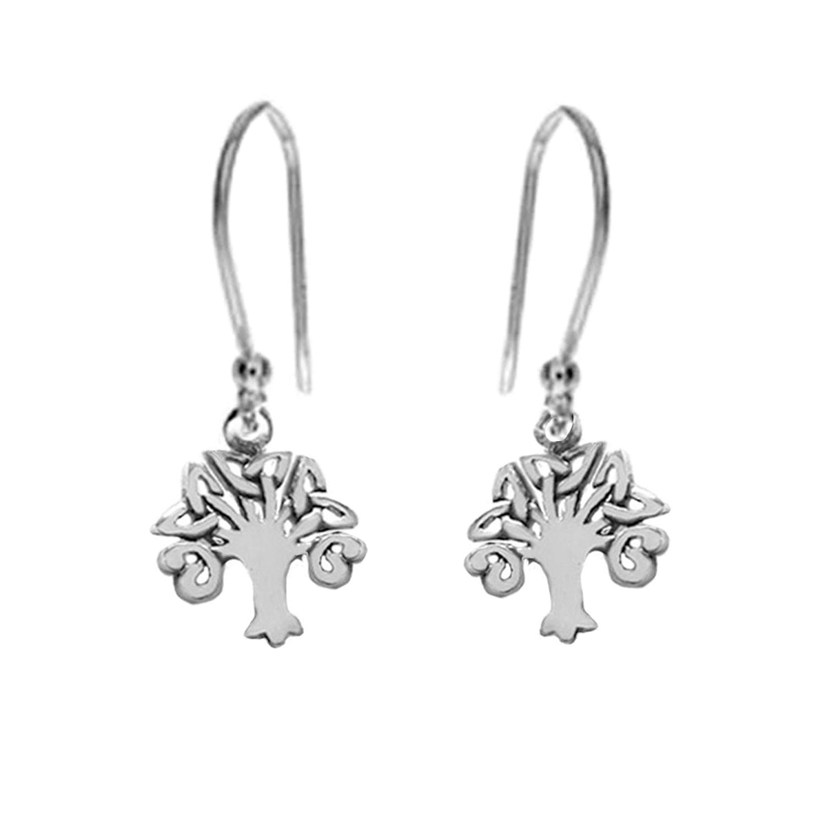 small tree drop earrings, tree of life jewellery