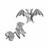 spooky bat studs goth earrings
