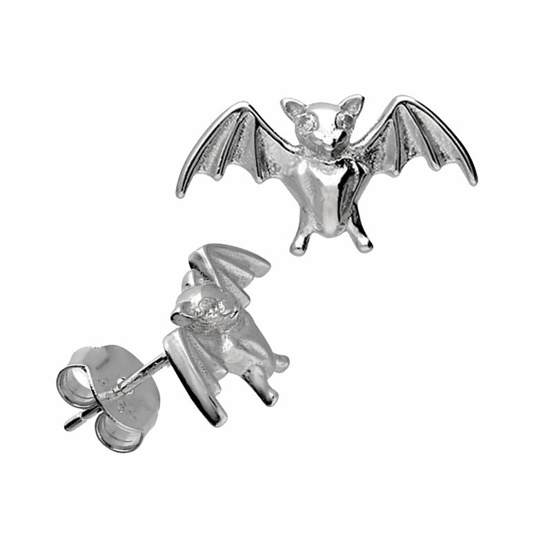 spooky bat studs goth earrings
