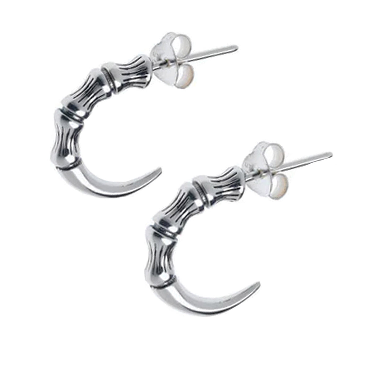 talon claw goth earrings