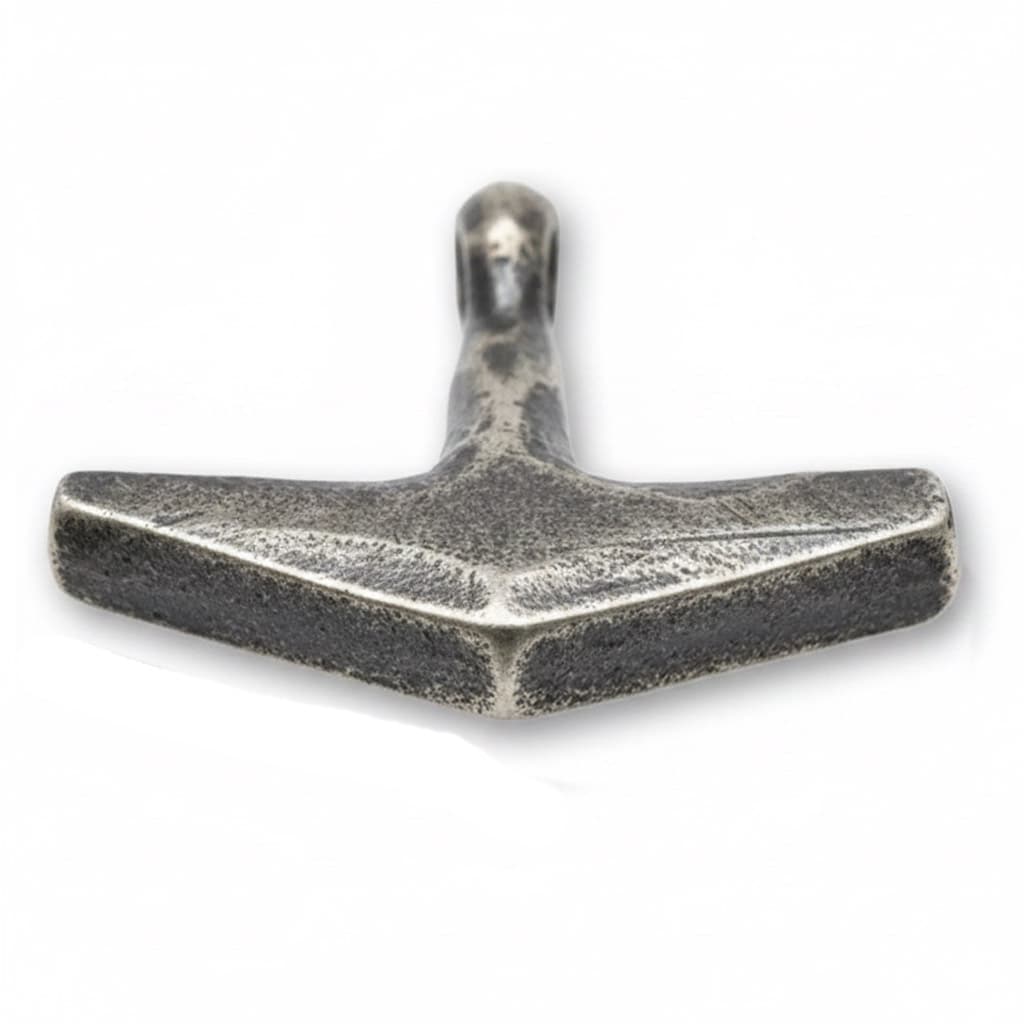 NEW: Handmade Solid Silver Mjollnir Viking Pendant |  The Lincolnshire Thor's Hammer