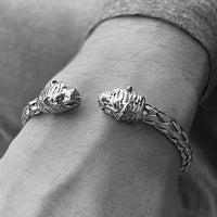 tiger torque bangle for men