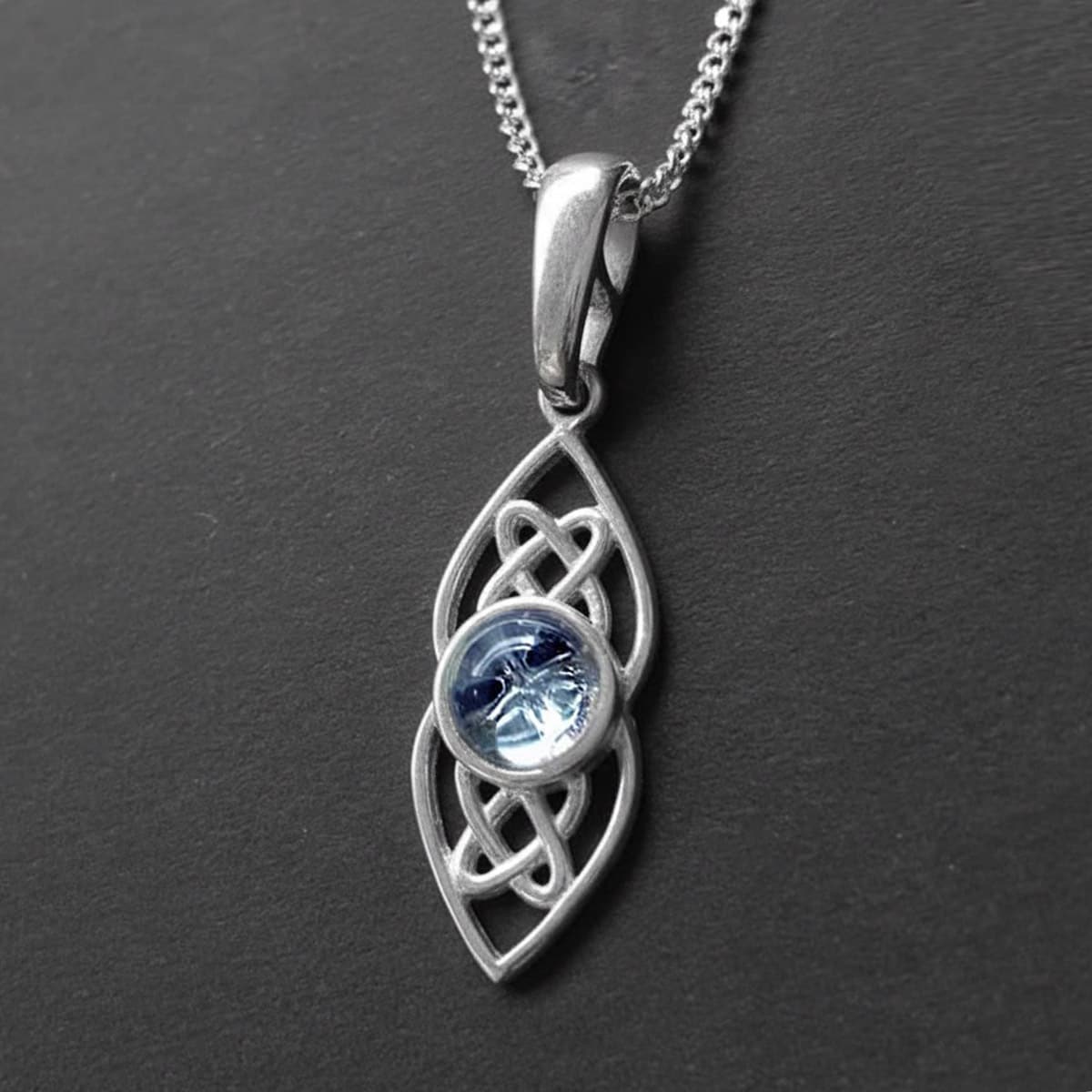 topaz Celtic necklace