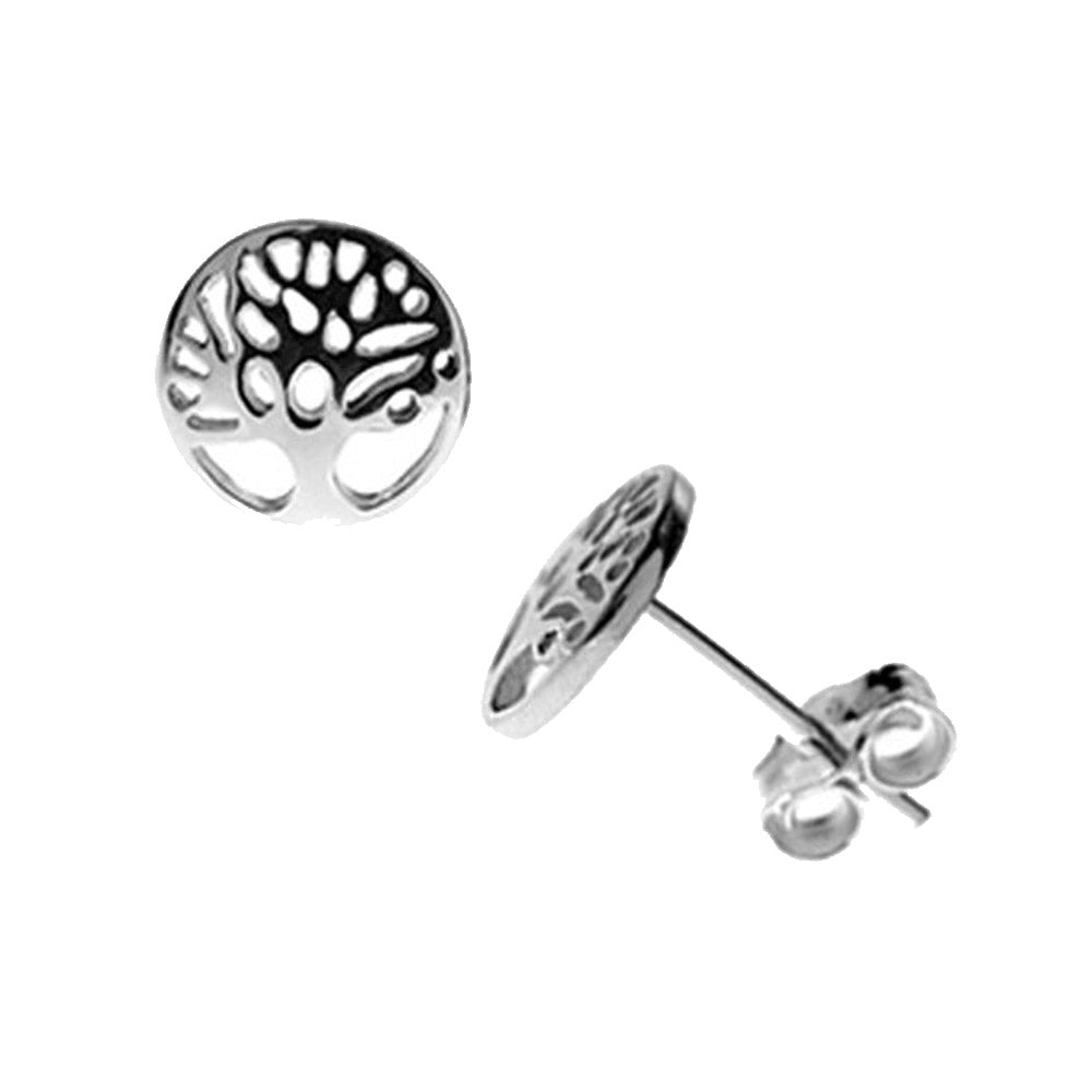 tree of life earrings studs