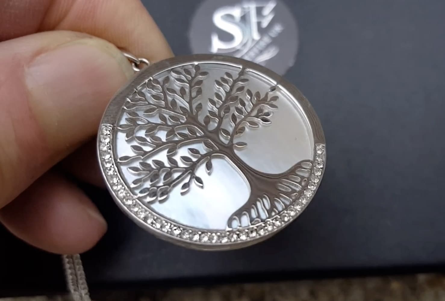 tree of life necklace mother of pearl 