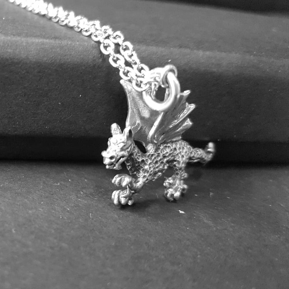 winged dragon pendant