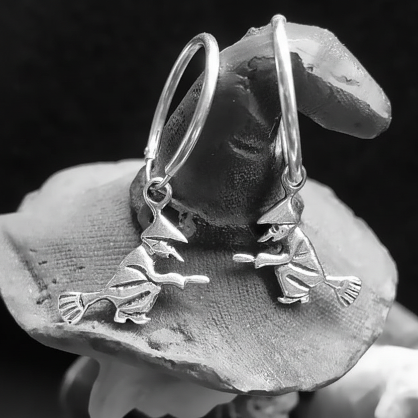 witch hoop earring jewellery