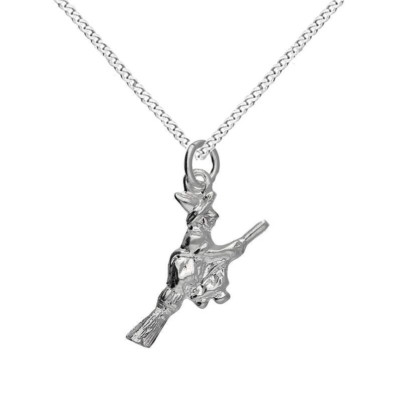 NEW: Flying Witch Pendant Necklace