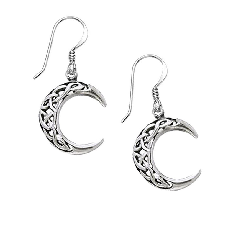 Celtic Earrings Of Celtic Moons | SilverfireUK Celtic Jewellery 