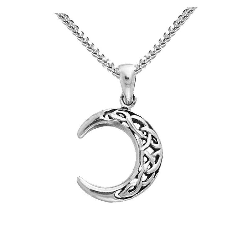 celtic moon necklace | SilverfireUK Celtic Jewellery 