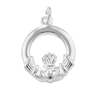 Silver Claddagh Pendant 