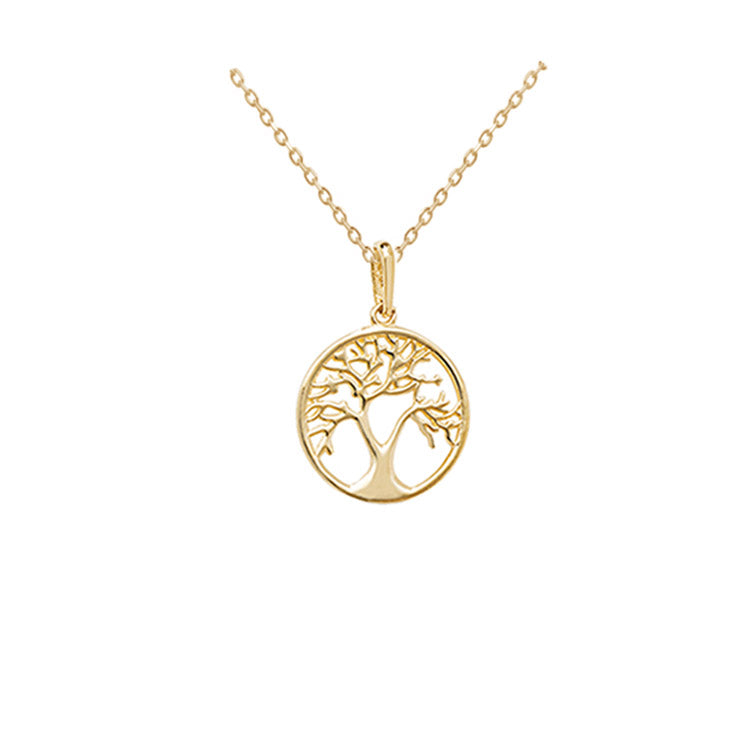 small tree of life gold necklace 