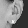 flower star earrings 