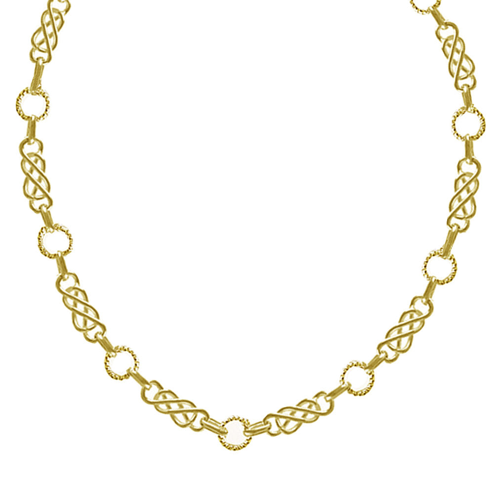 gold celtic necklace wowen 